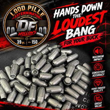 Lood Pille Exterminator - Hollows - Hand Swaged Boat Tail Slugs - 39gr. ±150 pcs